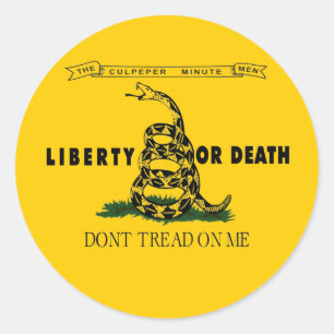 CULPEPER FLAG CLASSIC ROUND STICKER