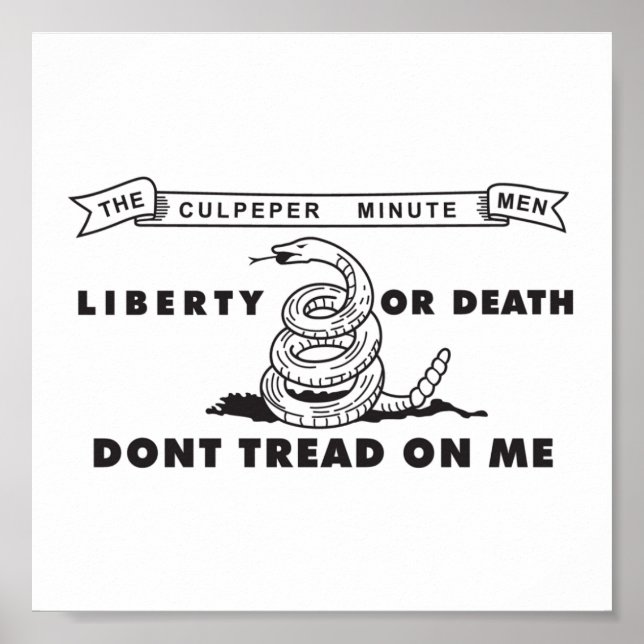 Culpeper Minute Men Flag Poster (Front)