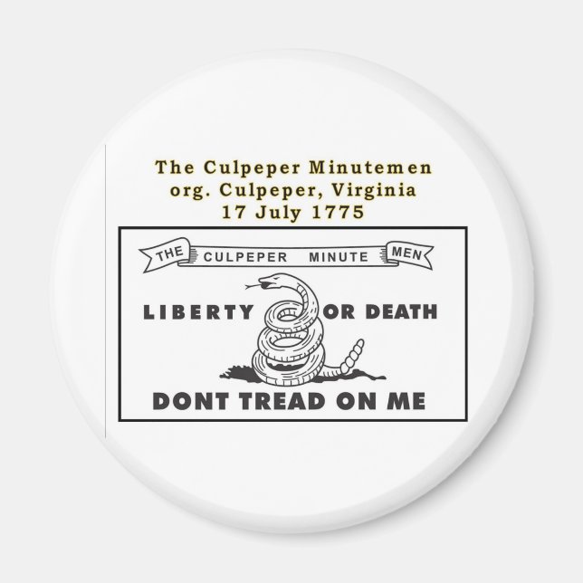 CULPEPER MINUTEMEN MAGNET (Front)