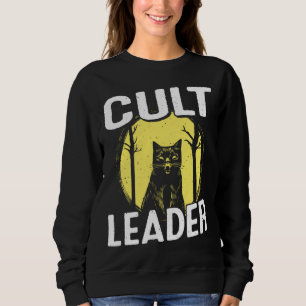 Cult Leader Cat Satanic Baphomet Occult Witchcraft Sweatshirt