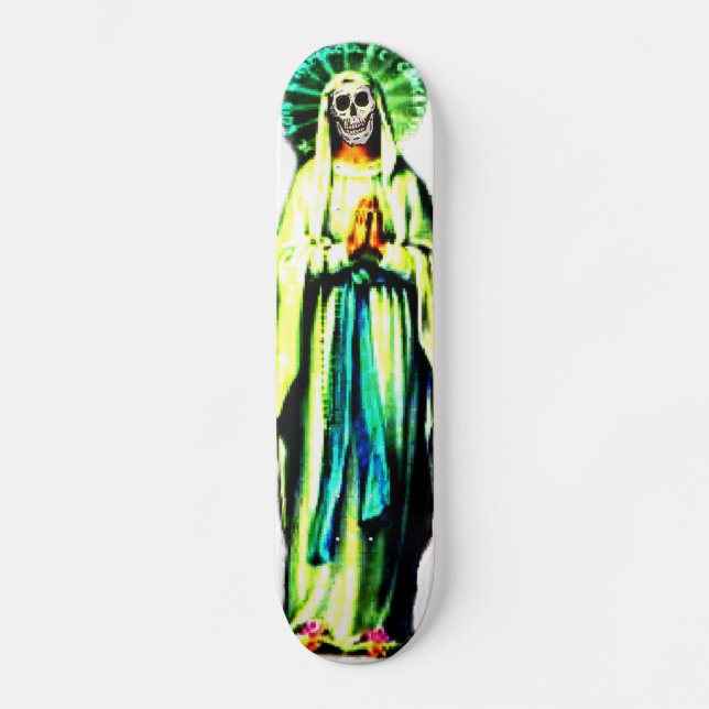 Cult Of Santa Muerte Skateboard (Front)