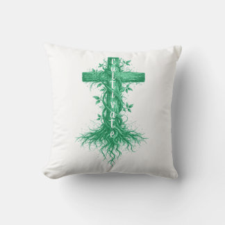 Cultivate – Faith, God & Christian Devotion Cushion