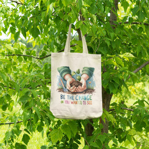 Cultivate Growth - Inspirational Eco-Friendly Tote Bag