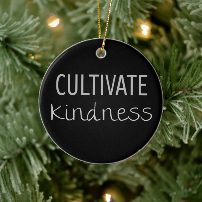 Cultivate Kindness Ceramic Ornament (Tree)