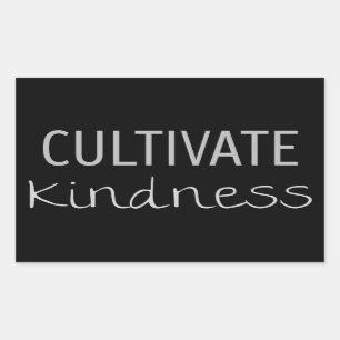 Cultivate Kindness Rectangular Sticker