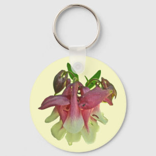 Cultivated Columbine Keychain