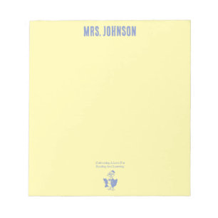 Cultivating Love For Reading & Learning Design Notepad