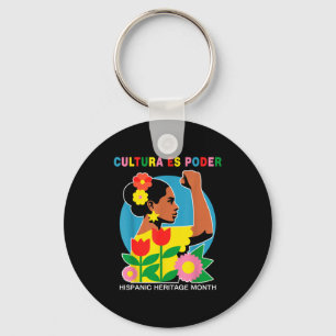Cultura Es Der Hispanic Heritage Latina Emwerment  Key Ring
