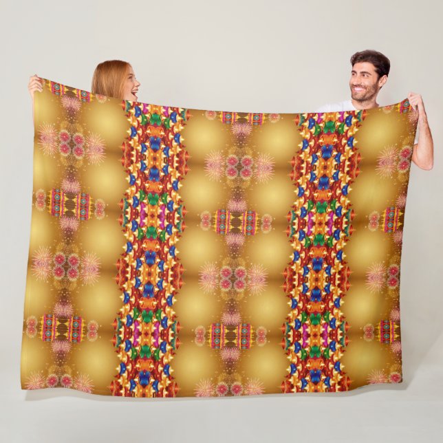 Cultural Celebration Fleece Blanket (In Situ)