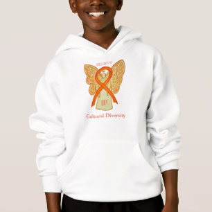 Cultural Diversity Awareness Orange Ribbon Hoodie