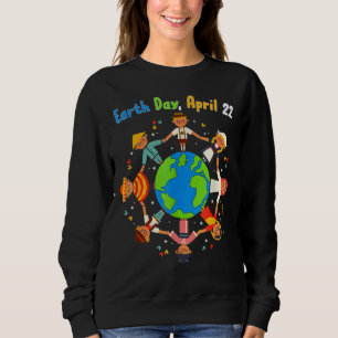 Cultural Diversity Children Around The World Earth Sweatshirt