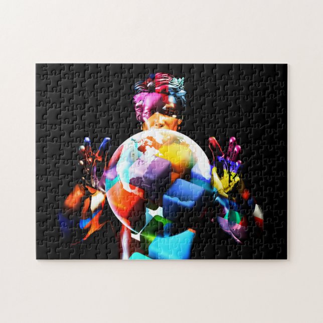 Cultural Diversity in the Workforce and Hiring Jigsaw Puzzle (Horizontal)