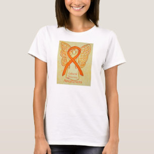 Cultural Diversity Orange Awareness Ribbon Shirt