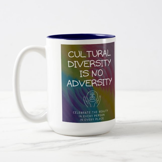 Cultural Diversity Two-Tone Coffee Mug (Left)