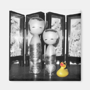 'Cultural Experience' Rubber Duck Magnet