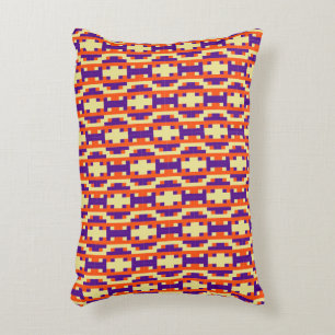 Cultural Fusion Geometric Seamless Decorative Cushion