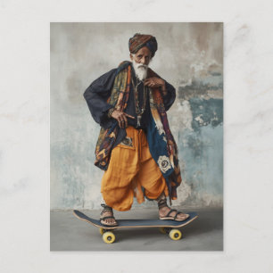 Cultural Fusion on Wheels Postcard