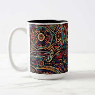 Cultural Sapphire "Chronicle of the Ancients" 444m Two-Tone Coffee Mug