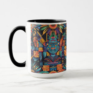 Cultural Sapphire "Epochal Symmetry" Artisan Combo Mug