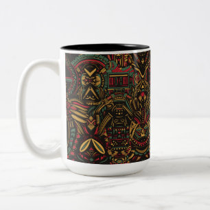 Cultural Sapphire "Forbidden Keywords Not Used" Ar Two-Tone Coffee Mug