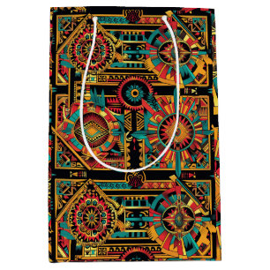 Cultural Teal "Aztec Dream" Elegance Medium Gift B Bag