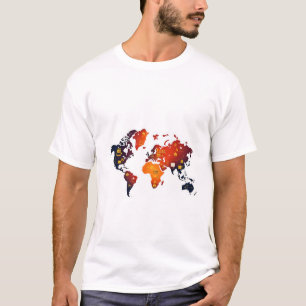 Cultural World Map T-Shirt