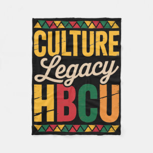 Culture Hbcu Juneteenth School Historical Hbcu Fleece Blanket