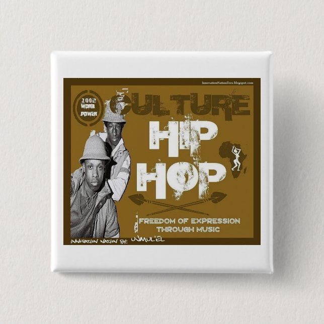 Culture Hip Hop Bboys button (Front)