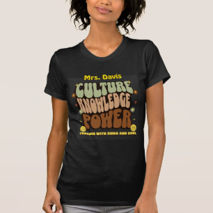 Culture, Knowledge, Power Teacher T-Shirt
