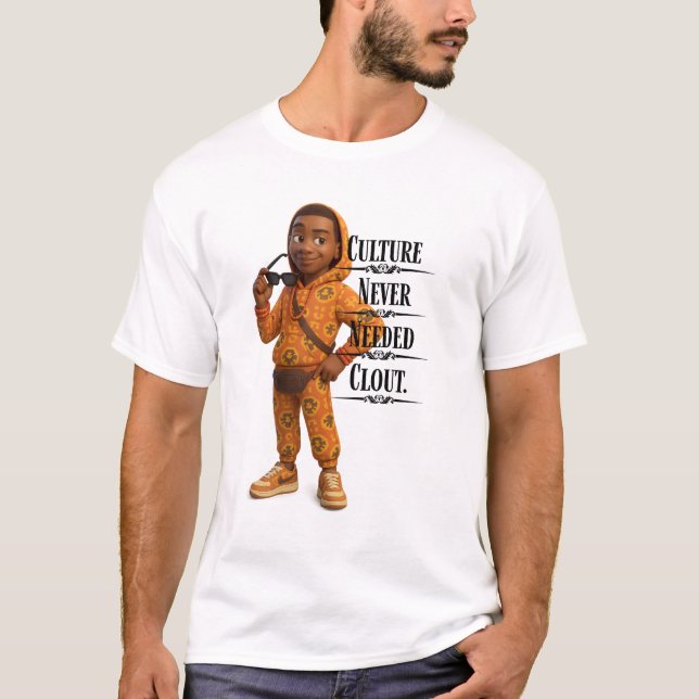 Culture Never Needed Clout,Pixarstyle 3D T-Shirt (Front)
