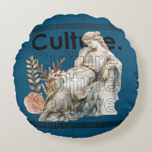 Culture round cushion