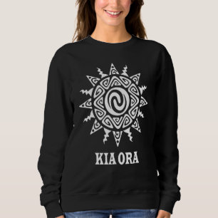 Culture Sun Symbol Haka Kia Ora Dance New Zealand Sweatshirt