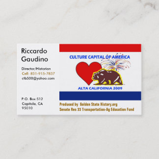 CultureCapital-Print, Riccardo Gau... - Customised Business Card