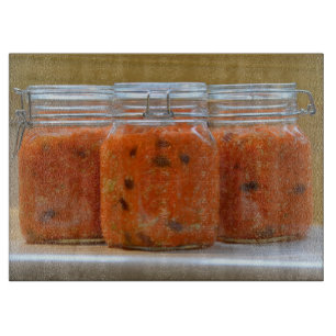 Cultured Carrots Glass Cutting Board