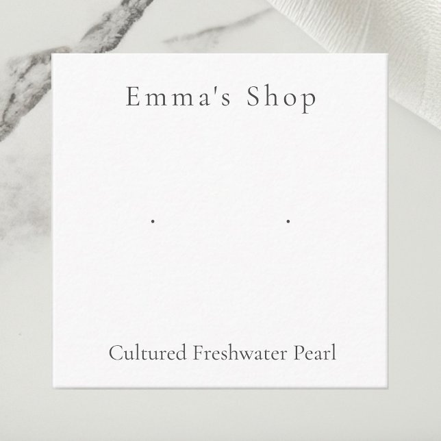 Cultured Freshwater Pearl Jewellery Display Card (Creator Uploaded)