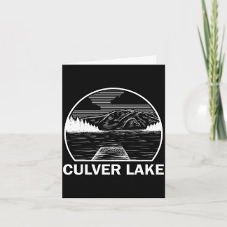 Culver lake new jersey funny fishing camping card