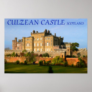 culzean castle scotland poster