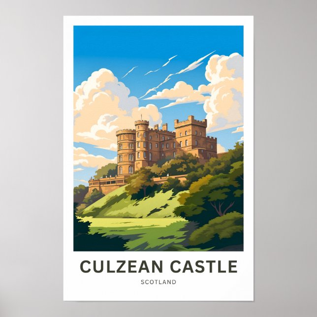Culzean Castle Scotland Travel Print (Front)
