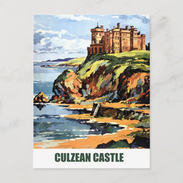 Culzean Castle, the Ayshire Coast of Scotland Postcard (Front)