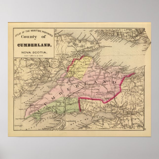 Cumberland Co, NS Poster (Front)
