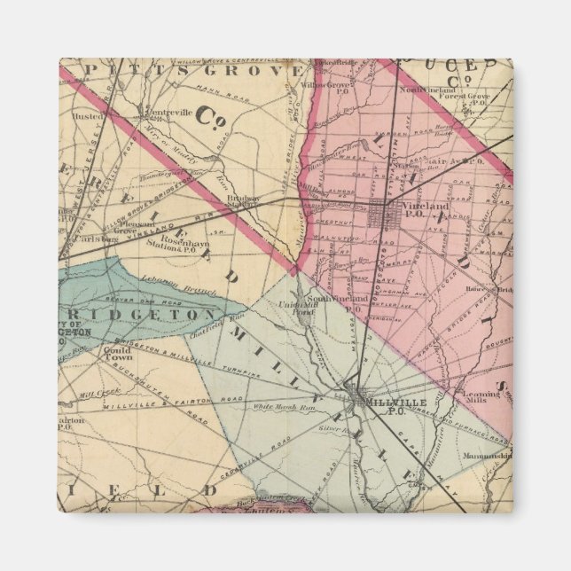 Cumberland County, NJ Magnet (Front)