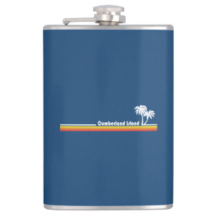 Cumberland Island Georgia Hip Flask