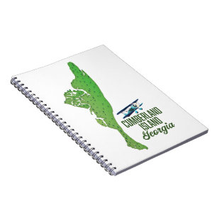 Cumberland island Georgia Map Notebook
