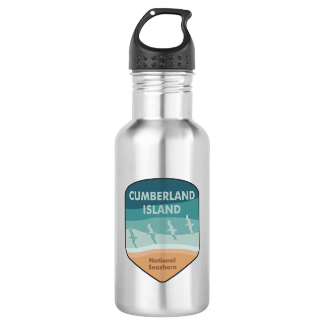 Cumberland Island National Seashore Seagulls 532 Ml Water Bottle (Front)