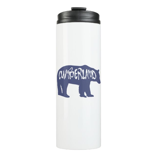 Cumberland Maryland Bear Thermal Tumbler (Front)
