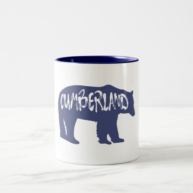 Cumberland Maryland Bear Two-Tone Coffee Mug (Center)