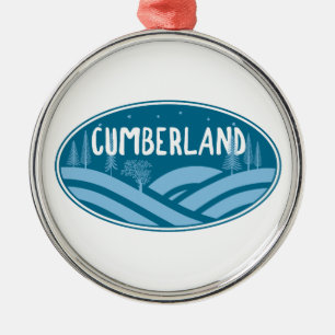 Cumberland Maryland Outdoors Metal Ornament