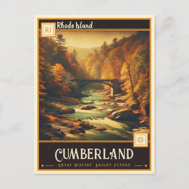 Cumberland, Rhode Island | Vintage Postcard (Front)