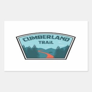 Cumberland Trail Tennessee Rectangular Sticker