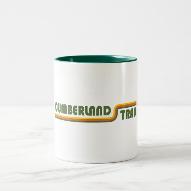 Cumberland Trail Tennessee Two-Tone Coffee Mug (Center)